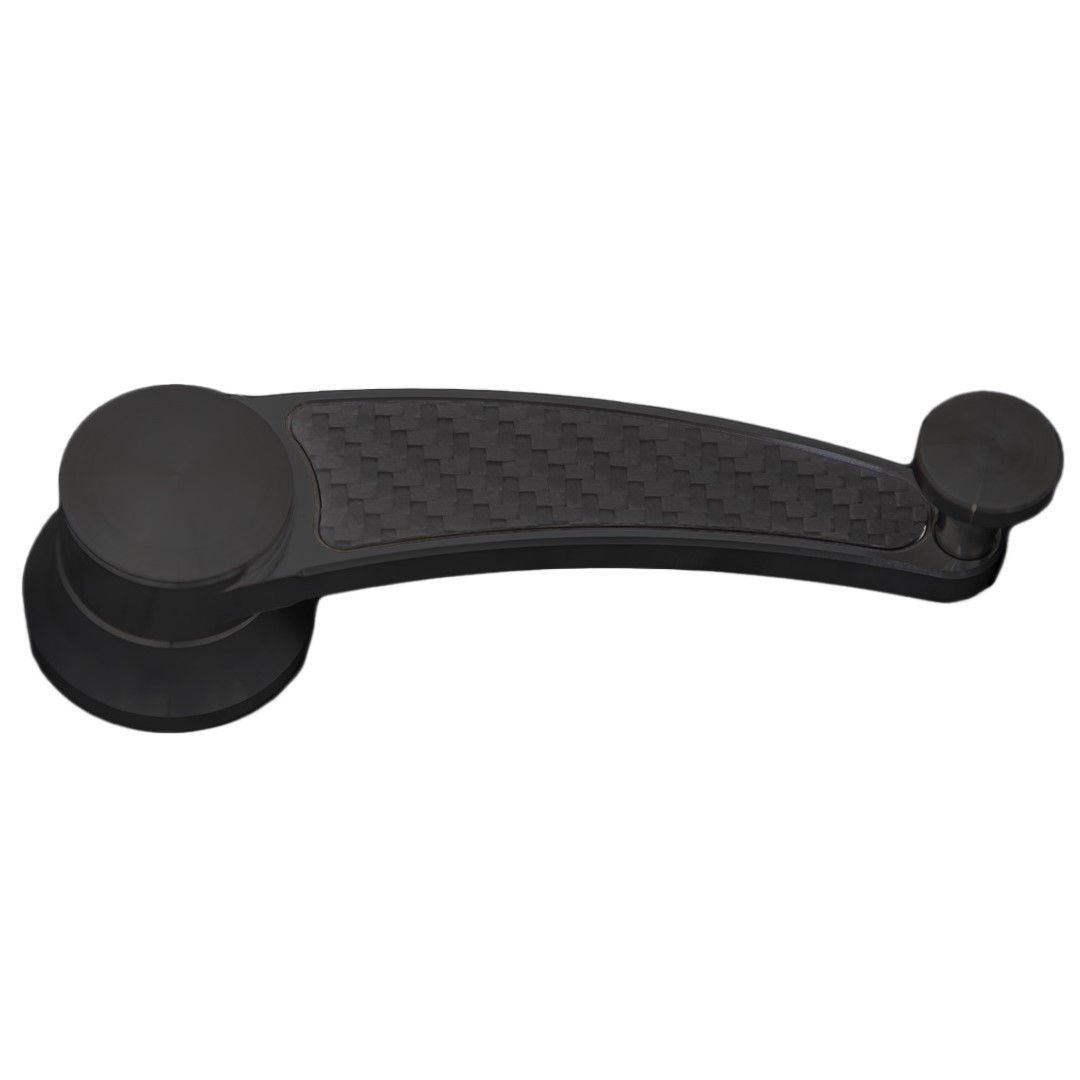 Window Crank; 1970-74 MOPAR; Carbon Fiber; Black
