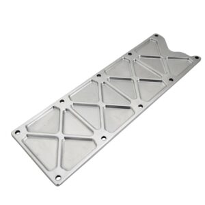 Chevy LS Valley Cover; Knock Sensor Delete; Gen III; Pocketed