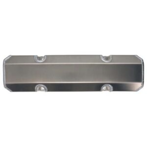 SBC Valve Cover Kit - Fabricated Aluminum - Natural