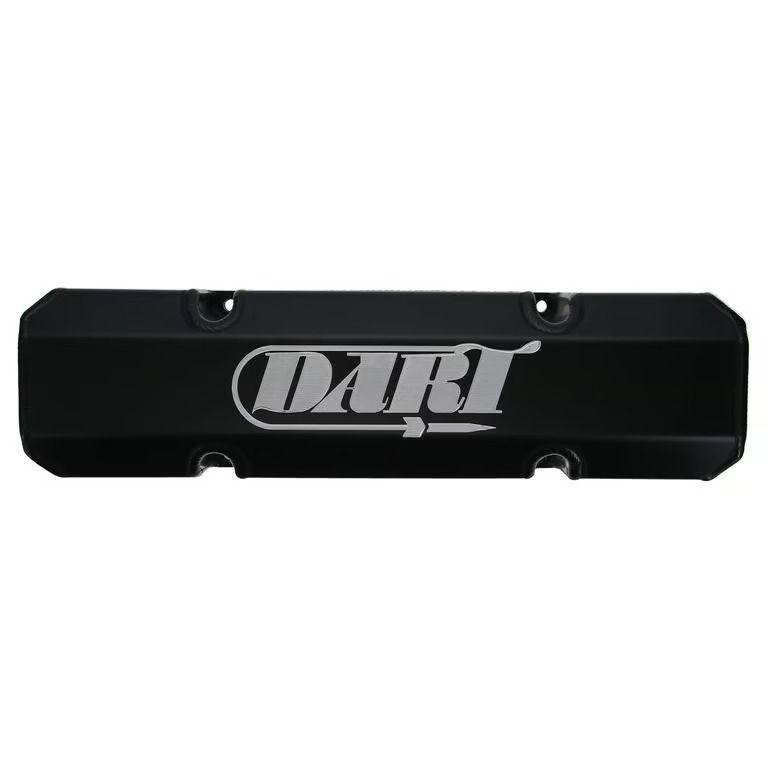 SBC Valve Cover Kit - Fabricated Aluminum - Black