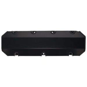 BBC Fabricated Aluminum Valve Cover Set w/ No Logo Black Anodized
