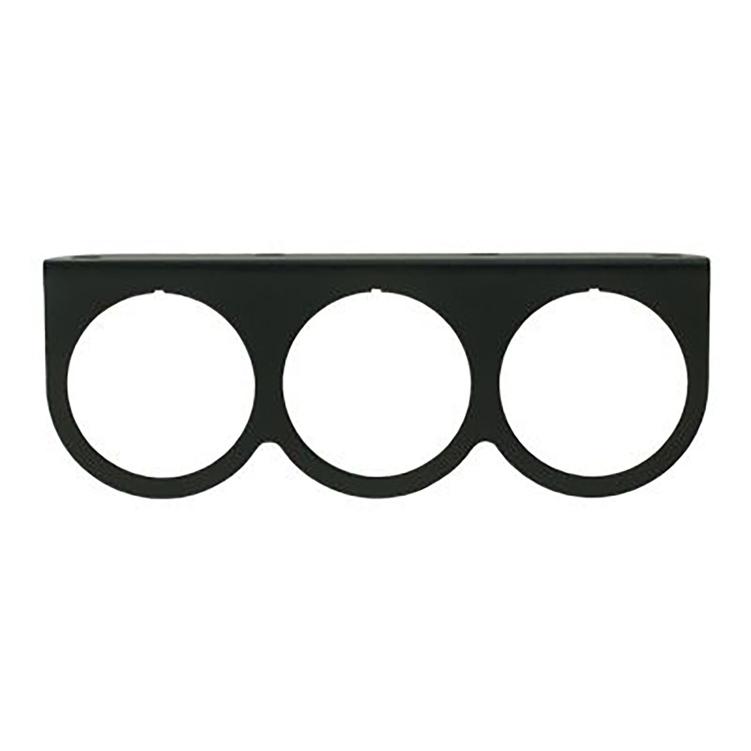 2 in. Black Triple Gauge Mounting Panel