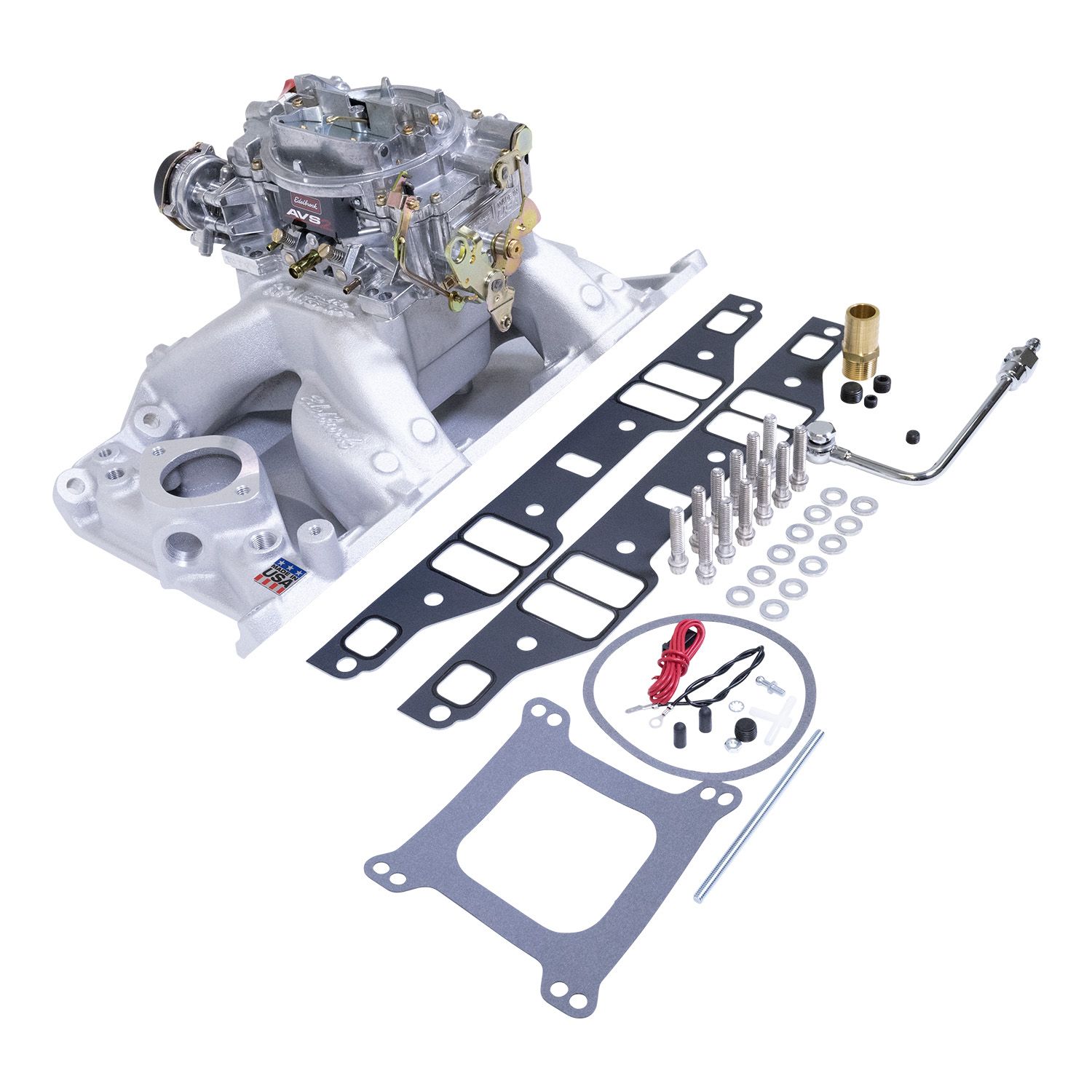 Edelbrock Performer RPM Air-Gap Intake Manifold and Carburetor Kits 2075