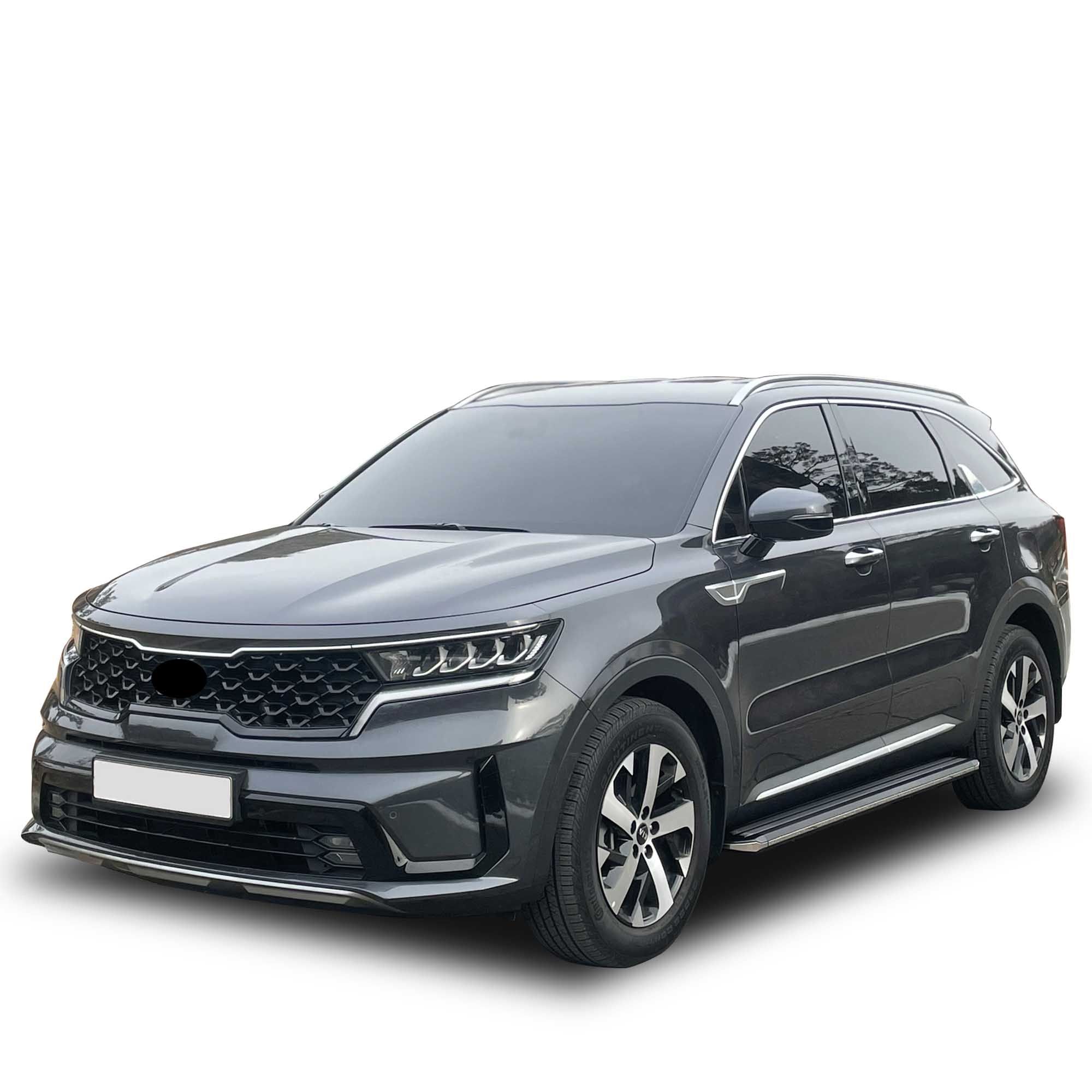 Black Horse Off Road Exceed Running Boards Black Aluminum EX-K470