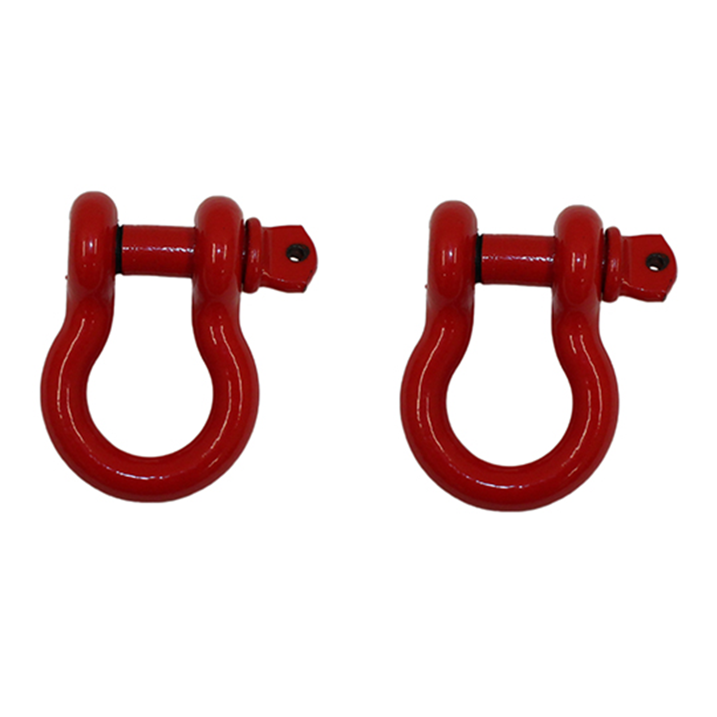 Red Powder Coat, Sold as a pair, 7/8 in. threaded shackle pin