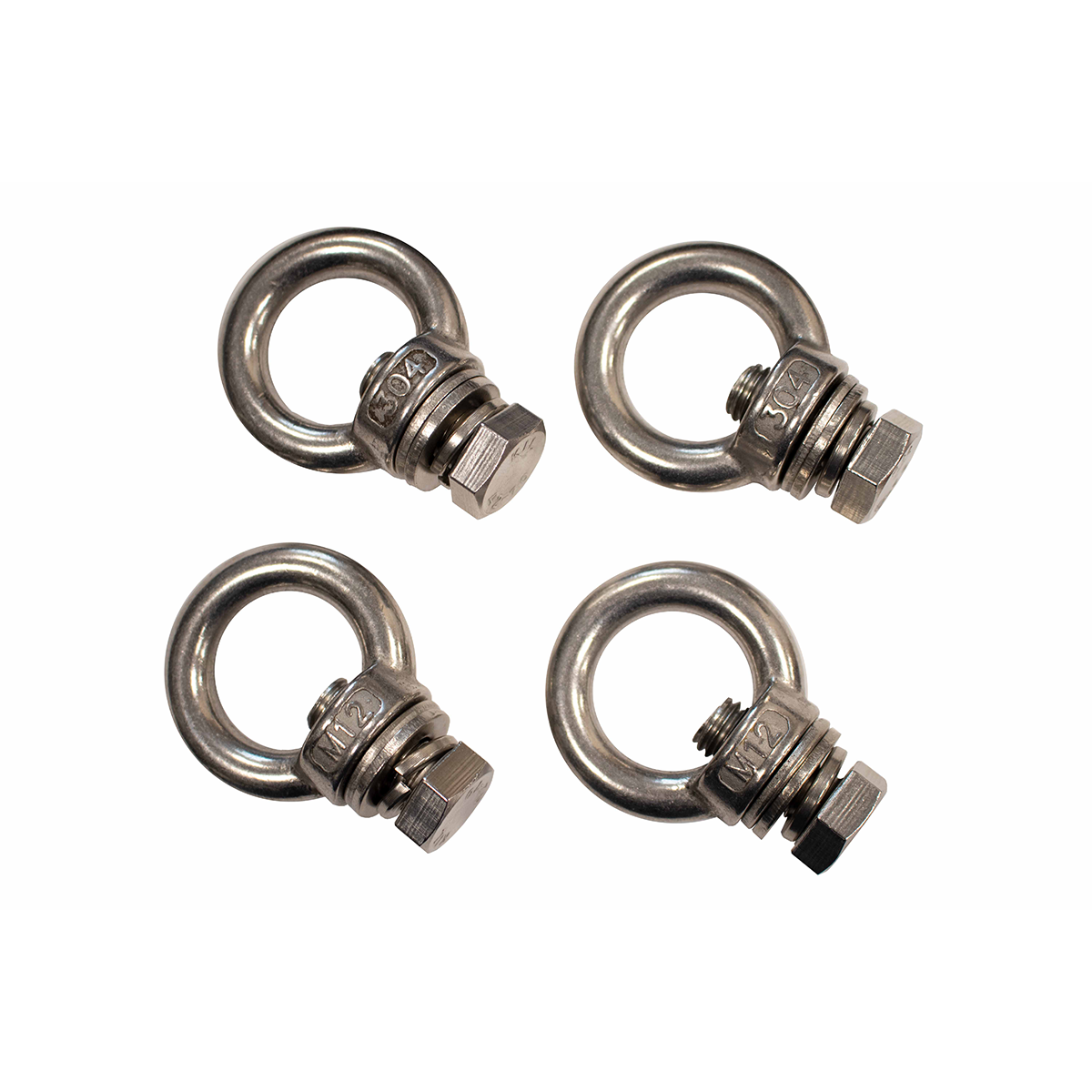 Stainless steel, Sold as a pack of 4.