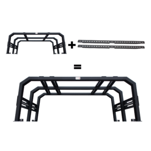 Black textured powder coat, 10-Gauge steel, Stainless Steel hardware