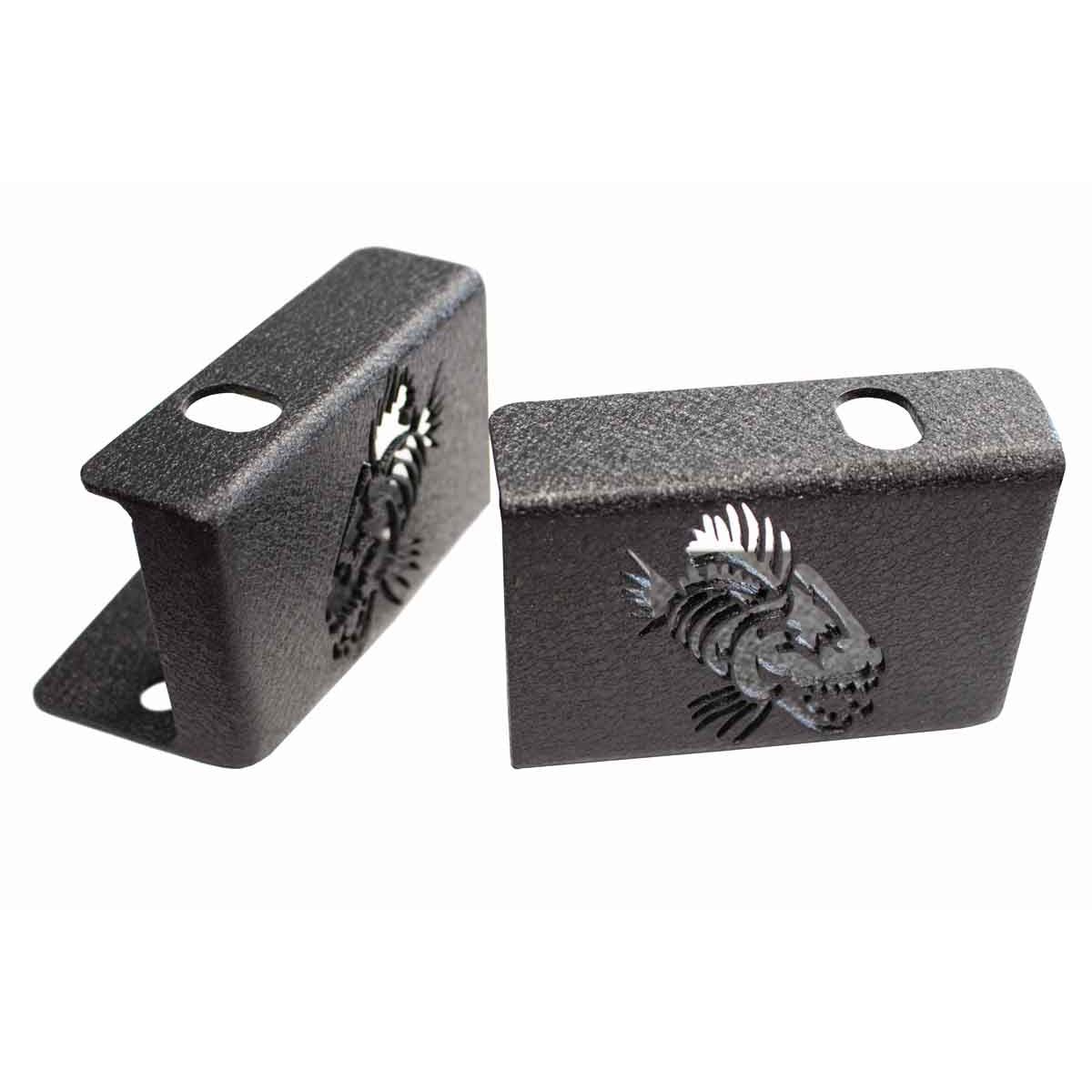 Black textured powder coat