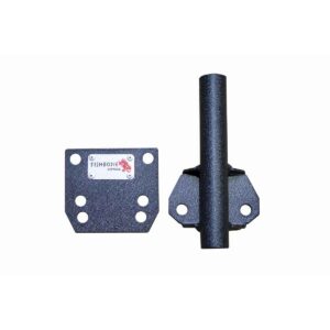 Black Powder Coated, Stainless Steel Hardware