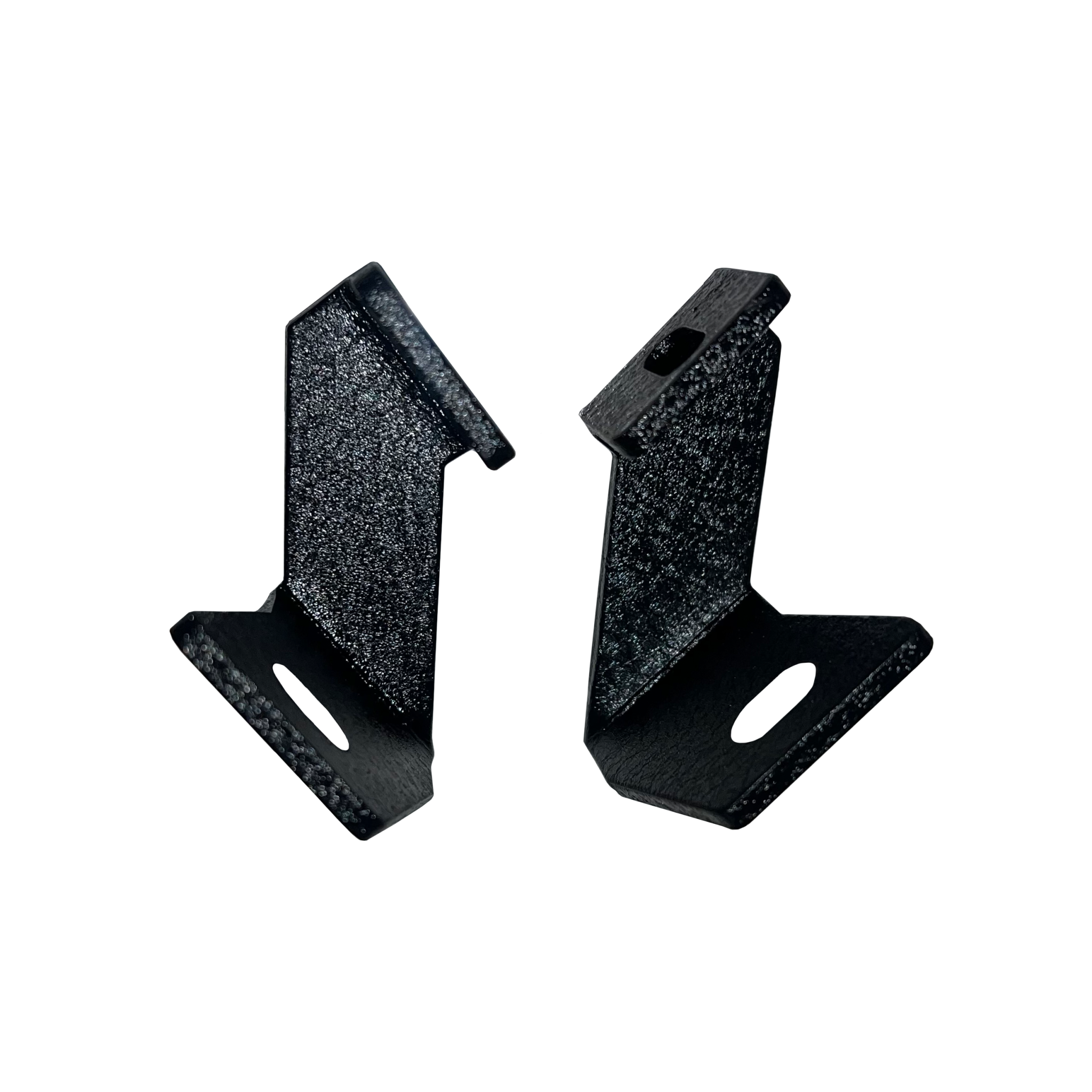 Two Stage Black Textured Power Coat, Sold as a pair