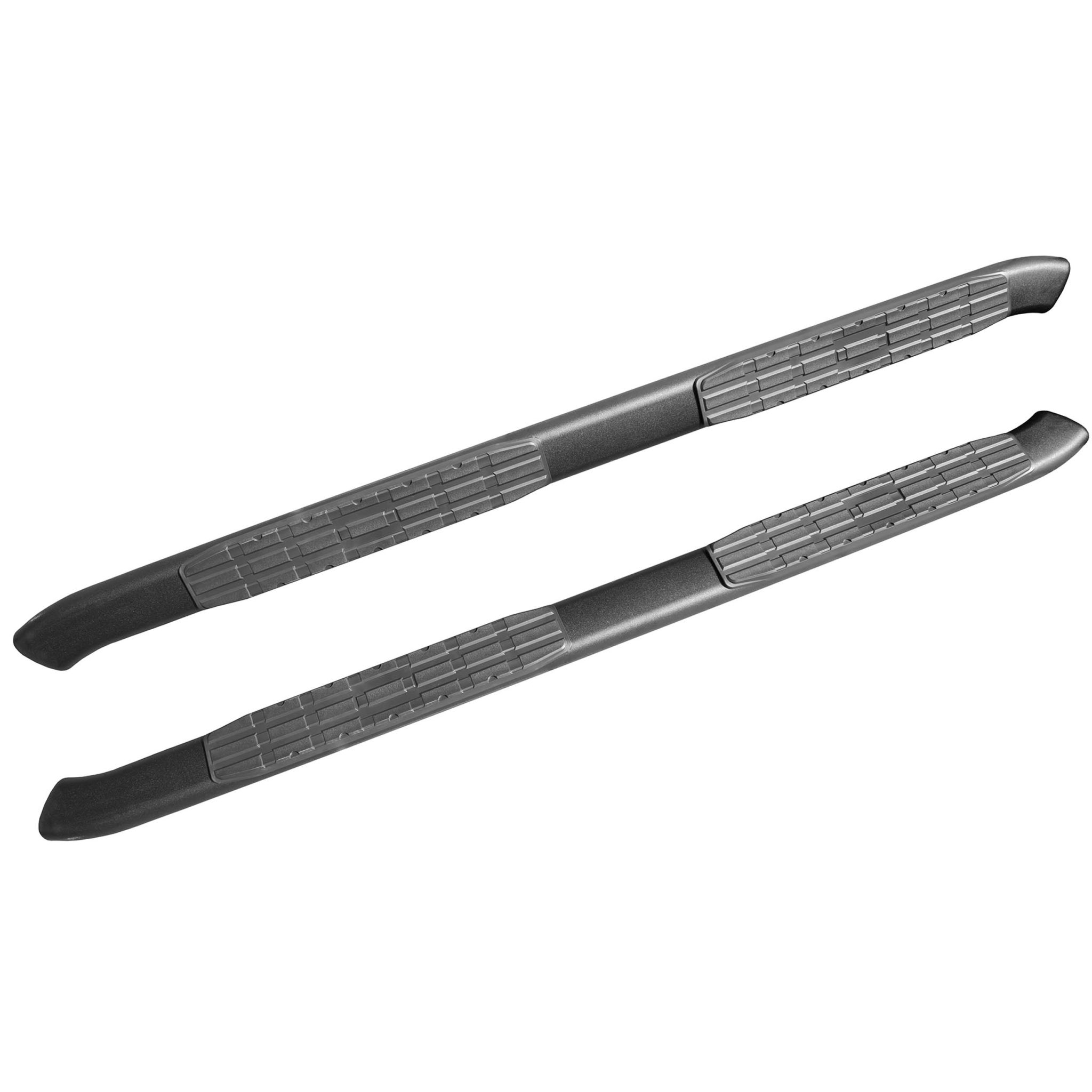 Gloss black powder coat, 3/16in. Steel, Sold as a pair