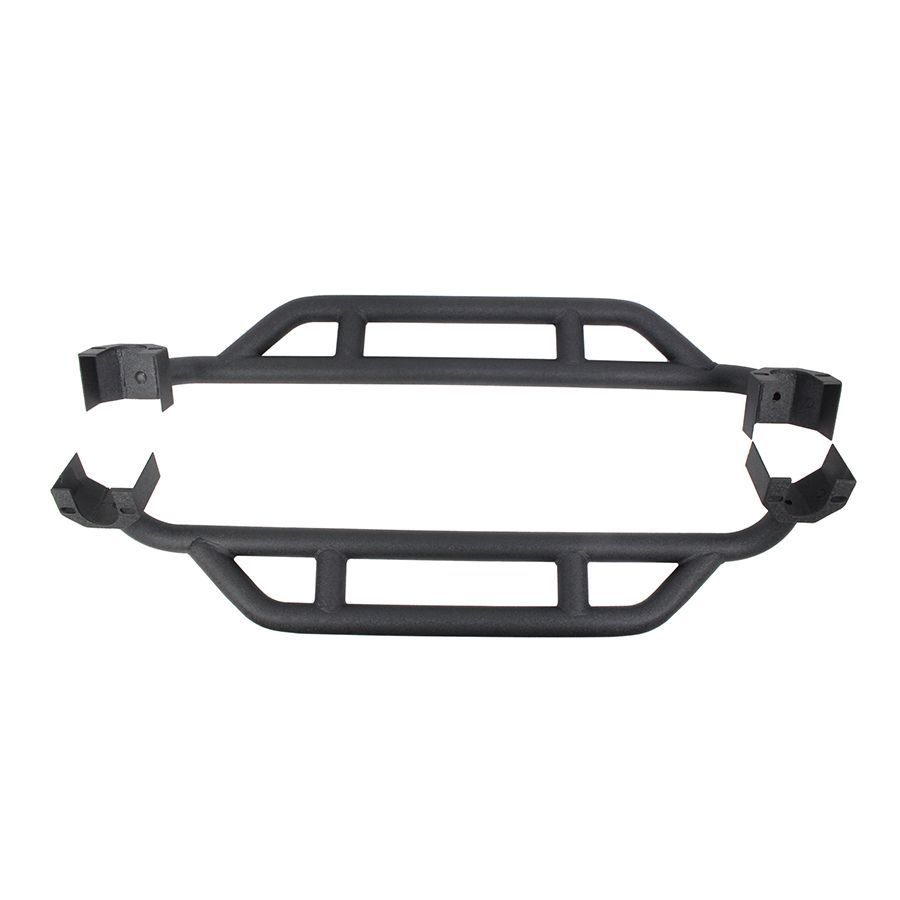 2-Door, Black textured powder coat, Sold as a pair