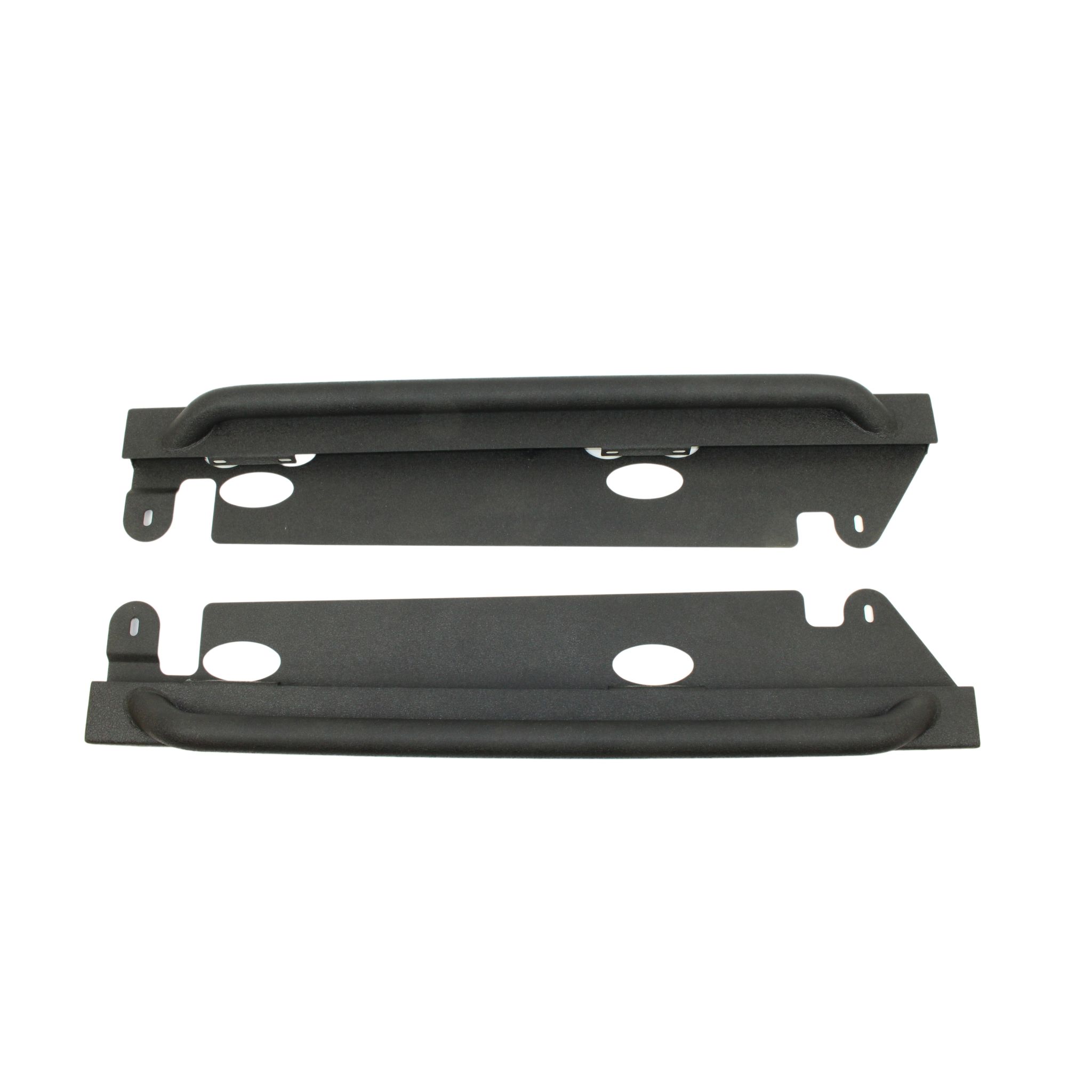 2-Door, Black textured powder coat, Sold as a pair