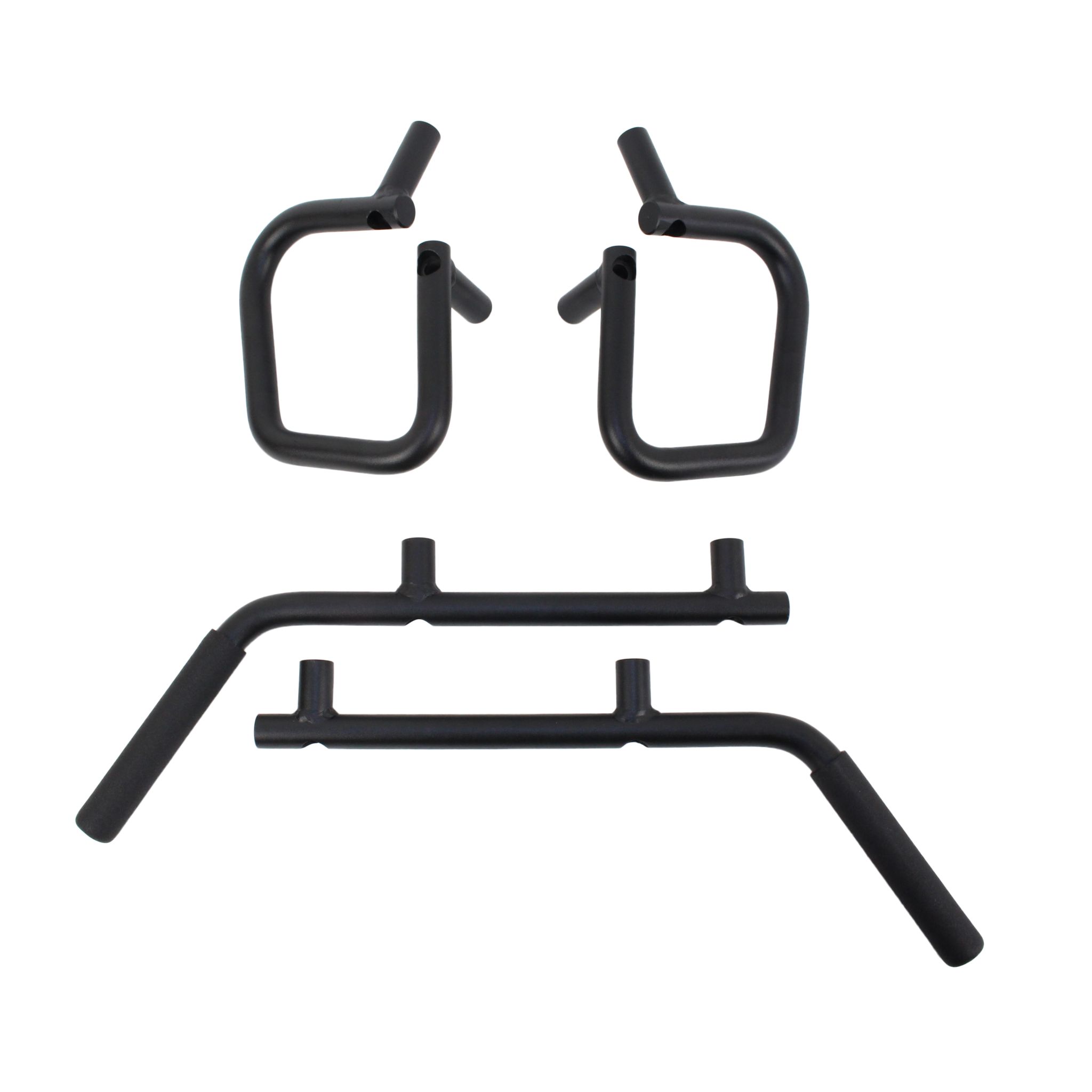 Black textured powder coat, Steel, Sold as a set of 4