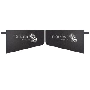 Black textured powder coat, 11-Gauge steel, Includes all mounting hardware, Sold as pair, 2-Door