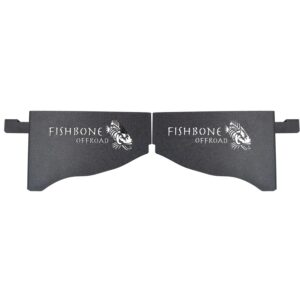 Black textured powder coat, 11-Gauge steel, Includes mounting hardware, 2-door, Sold as a pair