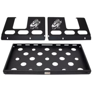 4-Door, Steel, Black powder coated, Includes mounting hardware, Usable Rack Space is 34-1/4 in. x 19-3/16 in.