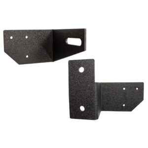 Black textured powder coat, All hardware included