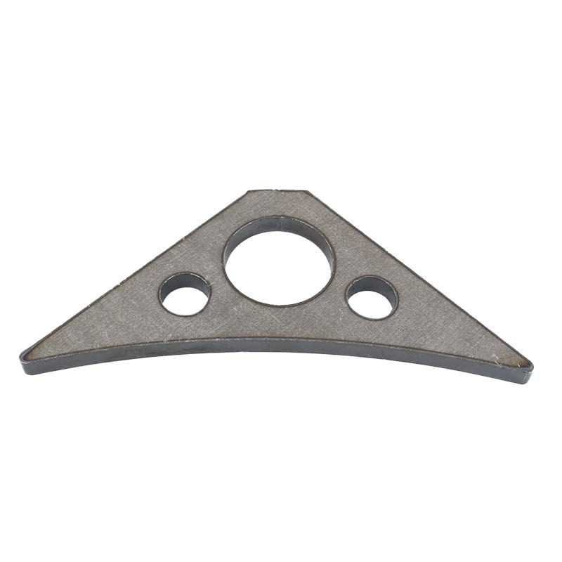 Bare steel, 7-gauge steel, Dimensions: 2.75in. x 2.75in.