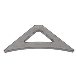 Bare steel, 7-gauge steel, Dimensions: 2.75in. x 2.75in.