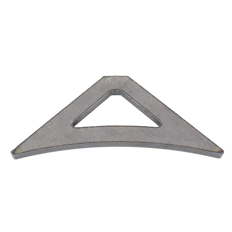 Bare steel, 7-gauge steel, Dimensions: 2.75in. x 2.75in.