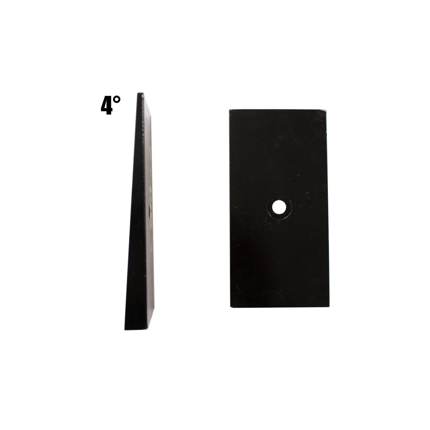 Black Powder Coat, Steel, Sold as a pair