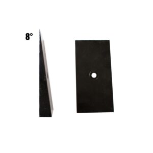 Black Powder Coat, Steel, Sold as a pair