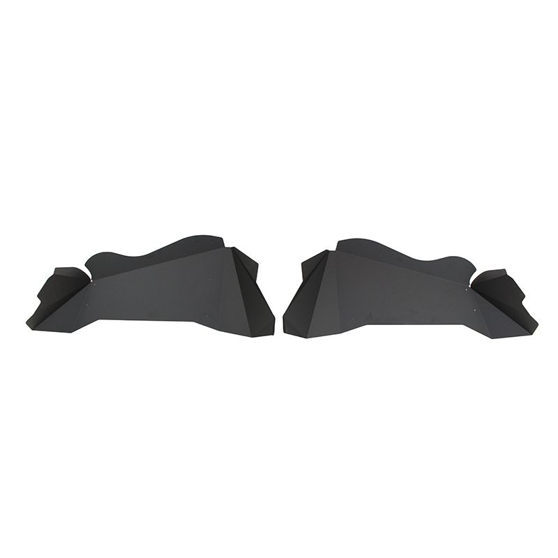 Black powder coat, Aluminum, Set of 2 (Rear)