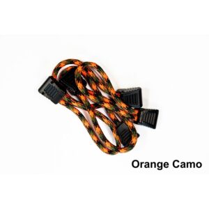 Made of Durable Paracord, Orange Camo