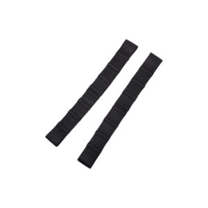 High-Quality Black Nylon Webbing, Sold as a pair