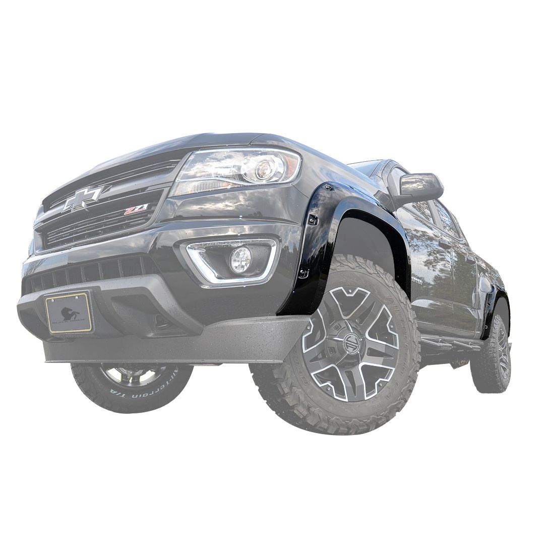 Black Horse Off Road Fender Flares Black TPO FF-CHCO-SM-04