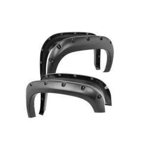 Black Horse Off Road Fender Flares Black TPO FF-CHSIL-SM-PKT-03