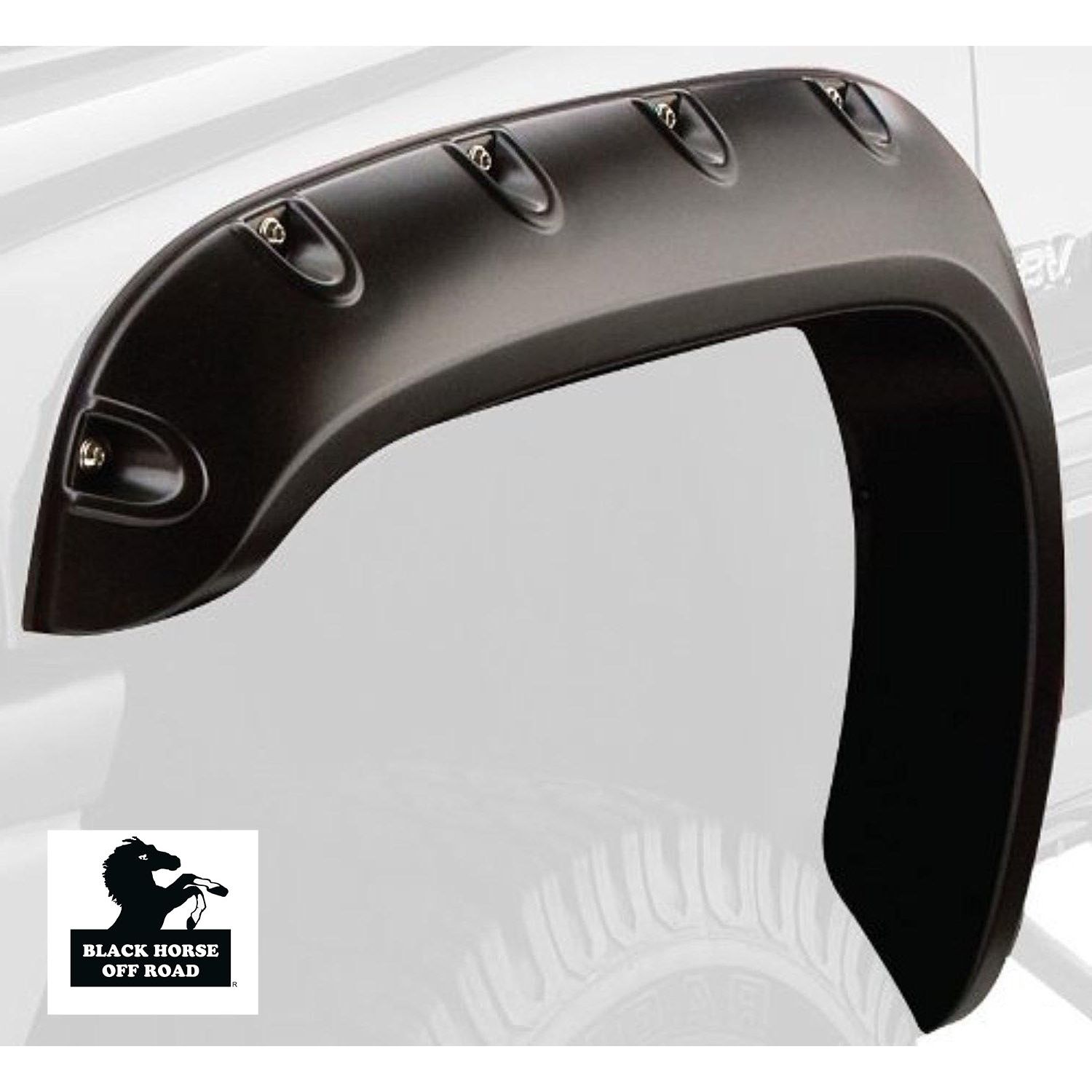 Black Horse Off Road Fender Flares Black TPO FF-NITI02-SM-PKT