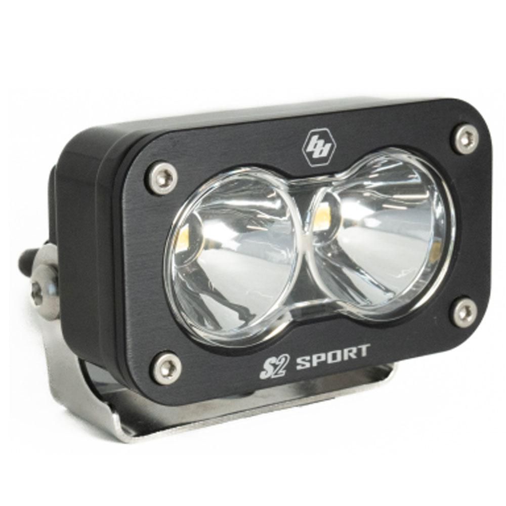 S2 Sport Black LED Auxiliary Light Pod