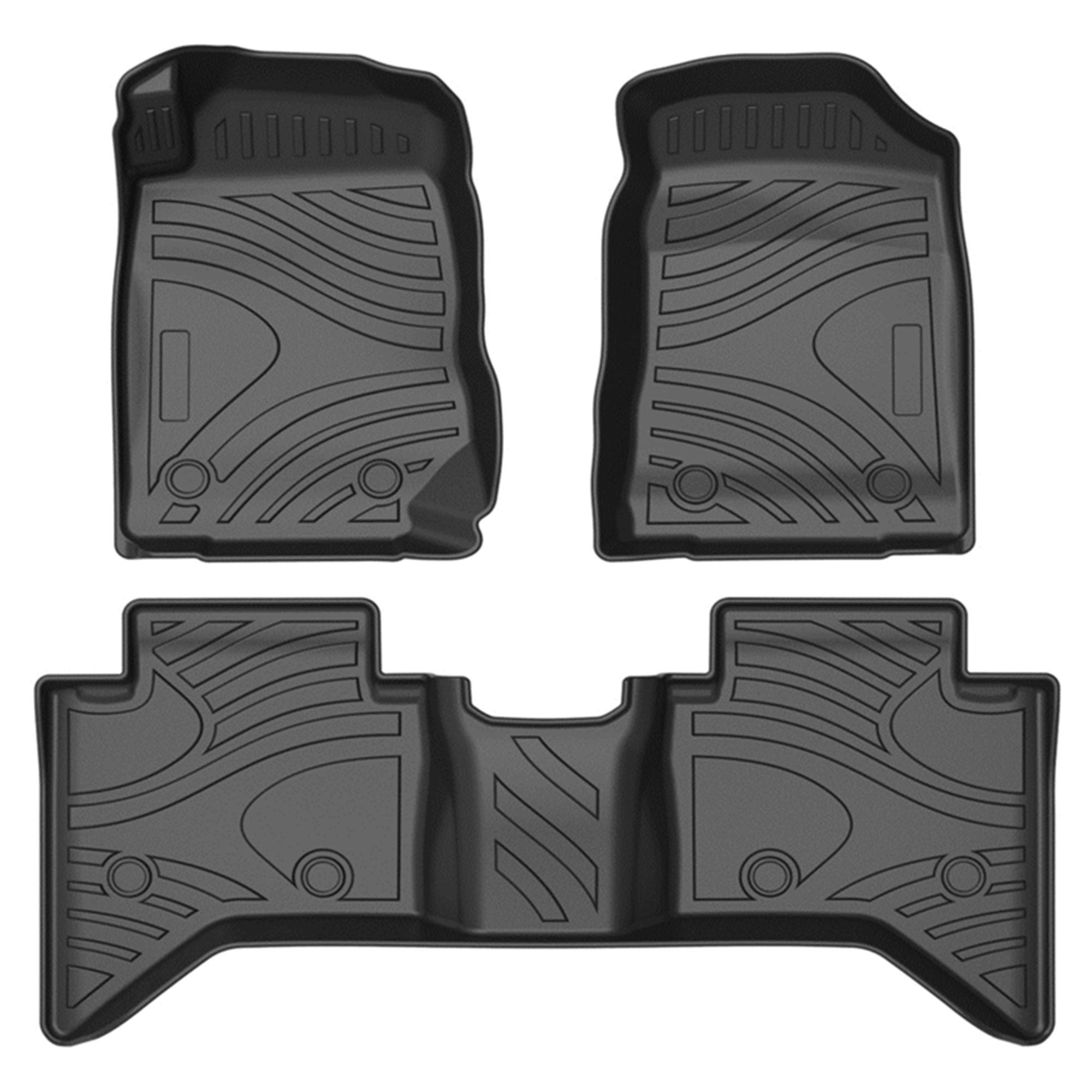 Black Horse Off Road Totaliner Heavy Duty Floor Liner Black TPE FMCCO15