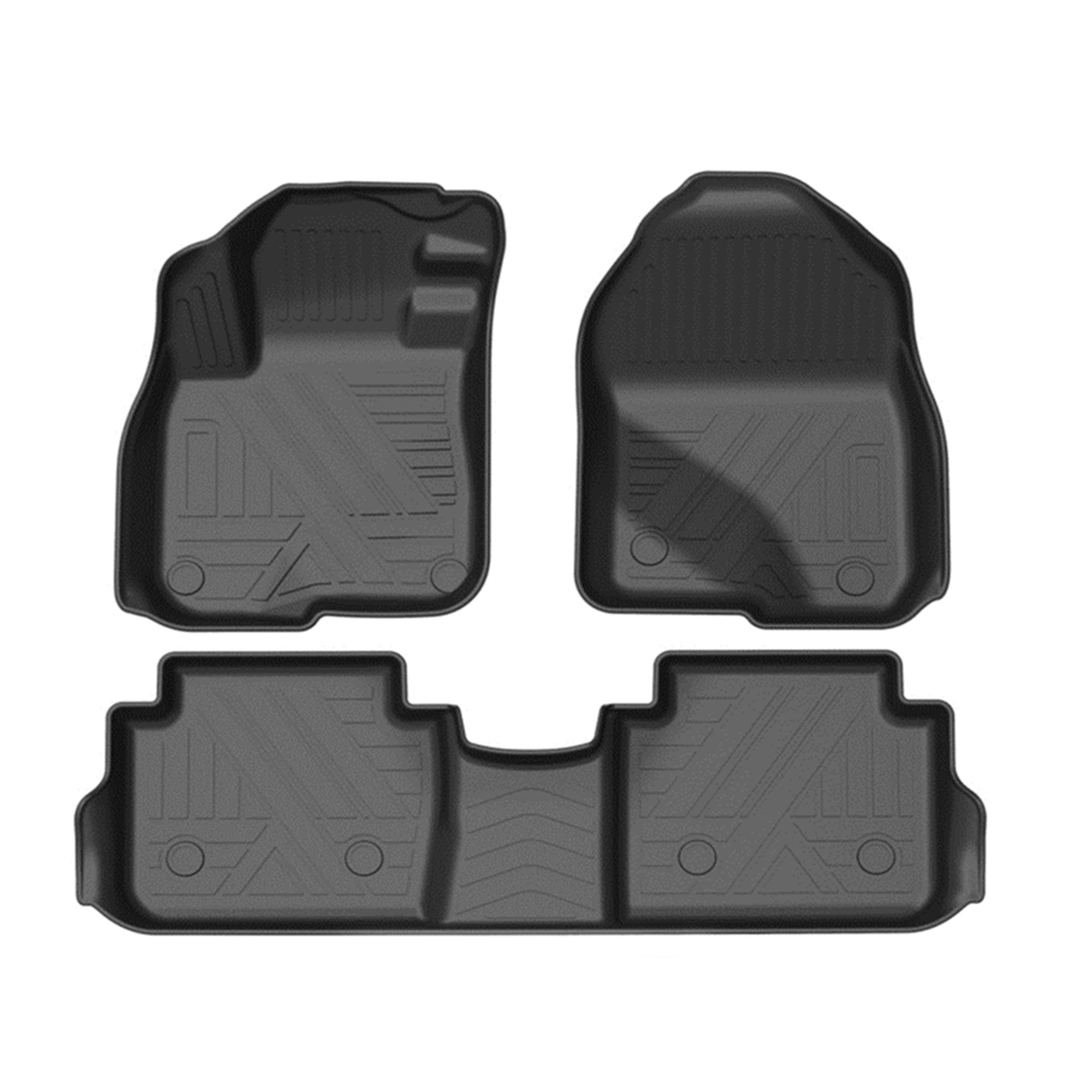 Black Horse Off Road Totaliner Heavy Duty Floor Liner Black TPE FMHCR17