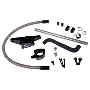 Cummins Coolant Bypass Kit (2003-05 Auto Trans) w/ Stainless Steel Braided Line
