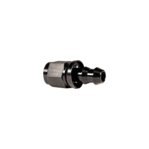 -8 Straight to Hose Barb - Black