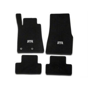 RTR Front & Rear Floor Mats w/ RTR Logo - Black (11-12 All)