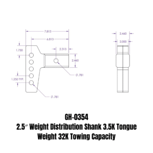 Weight Distribution Shank