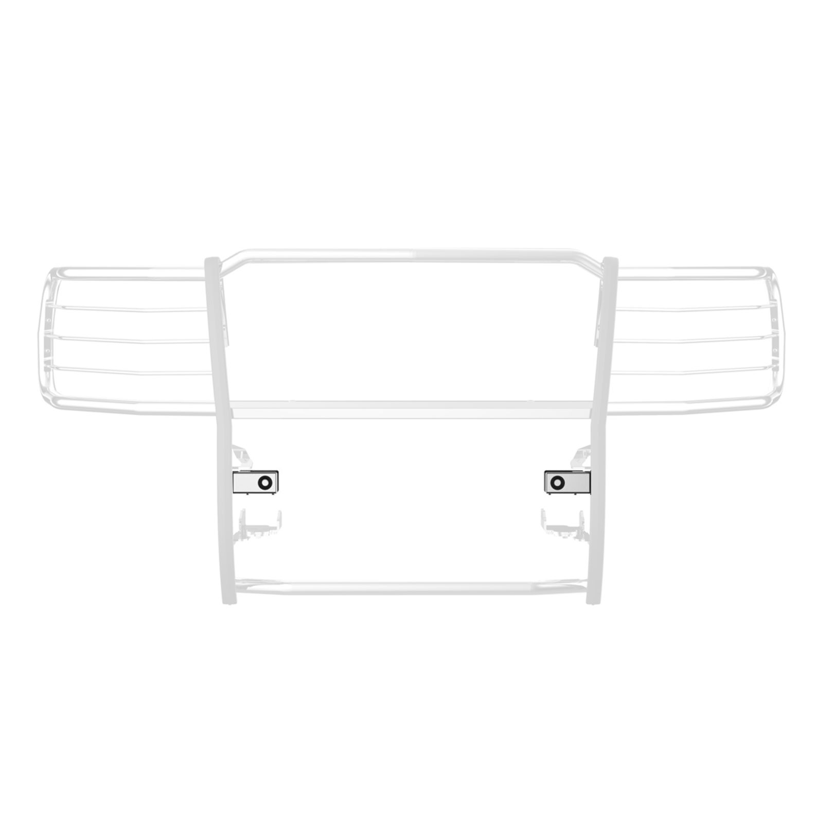 Black Horse Off Road Grille Guard Sensor Stainless Steel Stainless Steel GPS06S