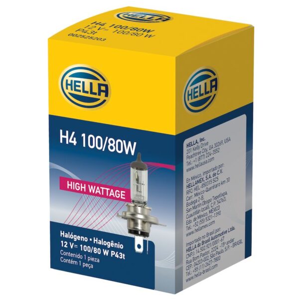 HELLA Multi-Purpose Light Bulb H4 100/80W