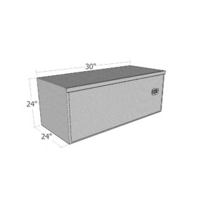 GXTX - HBD2430 - 24' x 24inch x 30inchL HD Under Body, .100 thick diamond, swing door