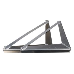 GXTX - HBK18 - 18inch x 18inch Under Body Bracket .125 thick smooth alum (1 pair)