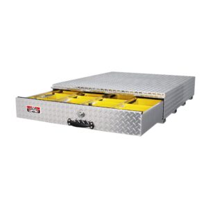 GXTX - HBS308 - 40inch x 9.5inch x 48inch x .100 thick diamond, Bed Safe Roller Drawer Box