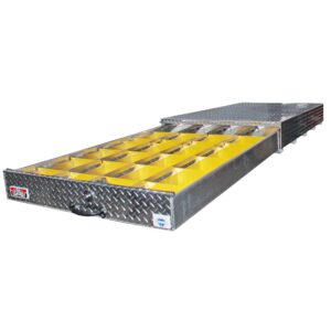 GXTX - HBS340 - 40inch x 9.5inch x 72inch x .100 thick diamond, Bed Safe Roller Drawer Box