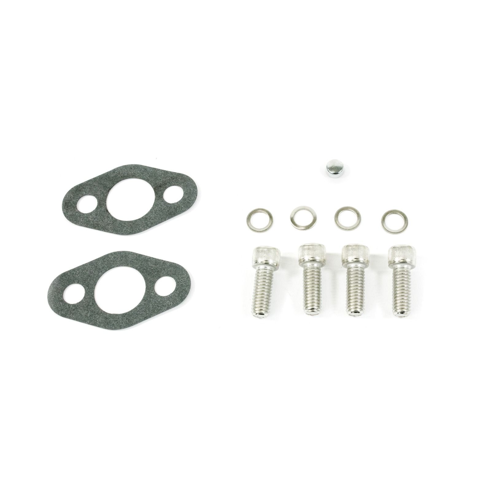 TSP Mechanical Water Pump; Aluminum; Satin; Chevrolet Small Block Short Neck