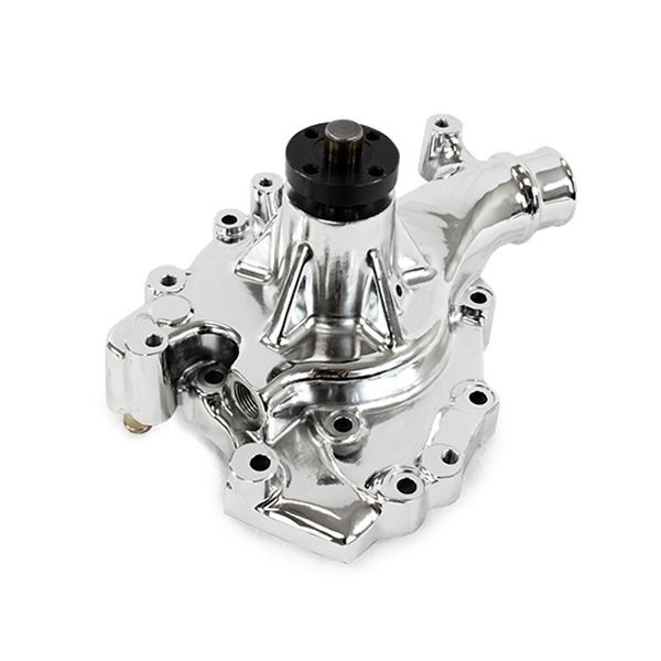 TSP Mechanical Water Pump; Aluminum; Polished; Ford Big Block (429; 460)