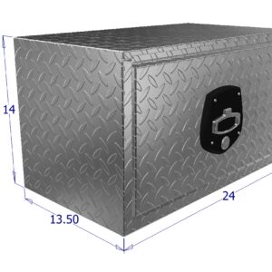 GXTX - HD141424 - 13.5inch x 14inch x 24inch Single Drawer Under Body, .100 thick diamond
