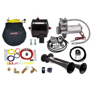 Kleinn Air Horns - HKUTV - Black Dual Air Horn Kit